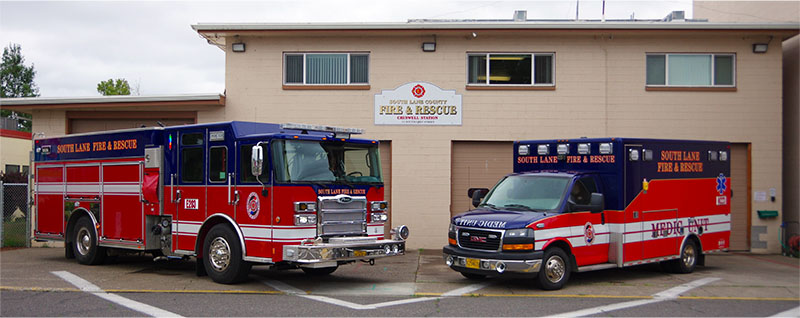 Exterior Image of South Lane County Fire and Rescue's Creswell Station