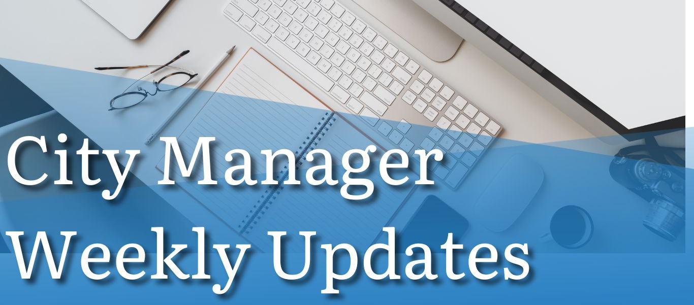 City Manager Weekly Updates Home page Banner
