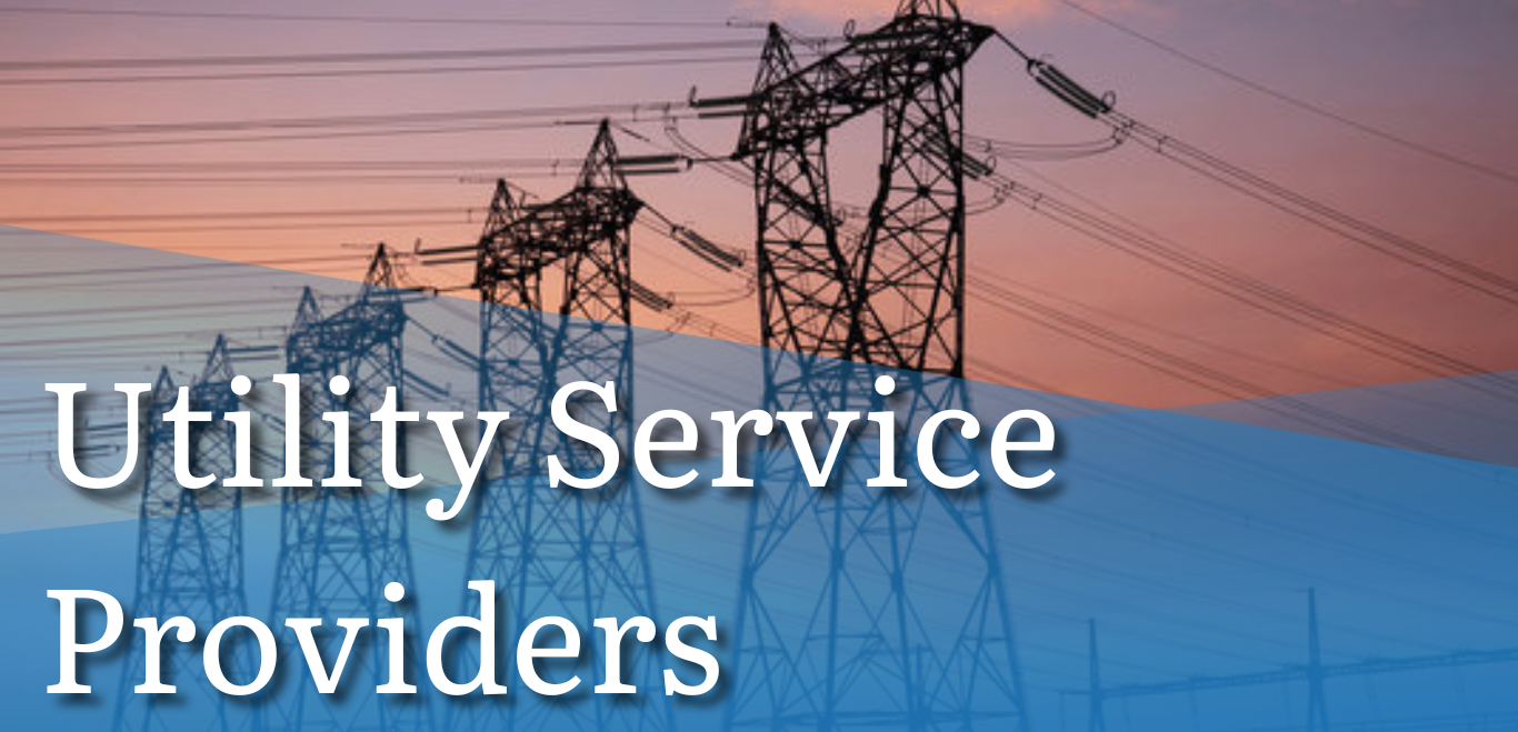 Utility Service Providers Home Page Banner