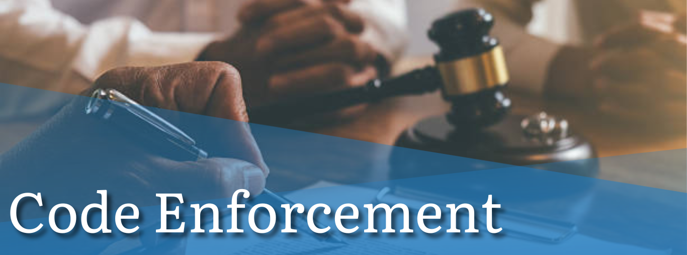 Code Enforcement Home Page Banner