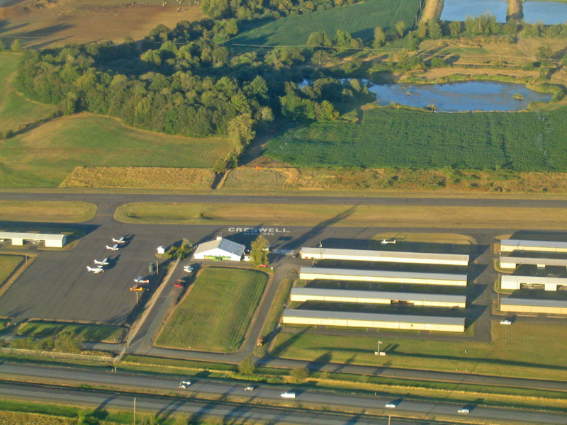 Arial Image of the Creswell Airport