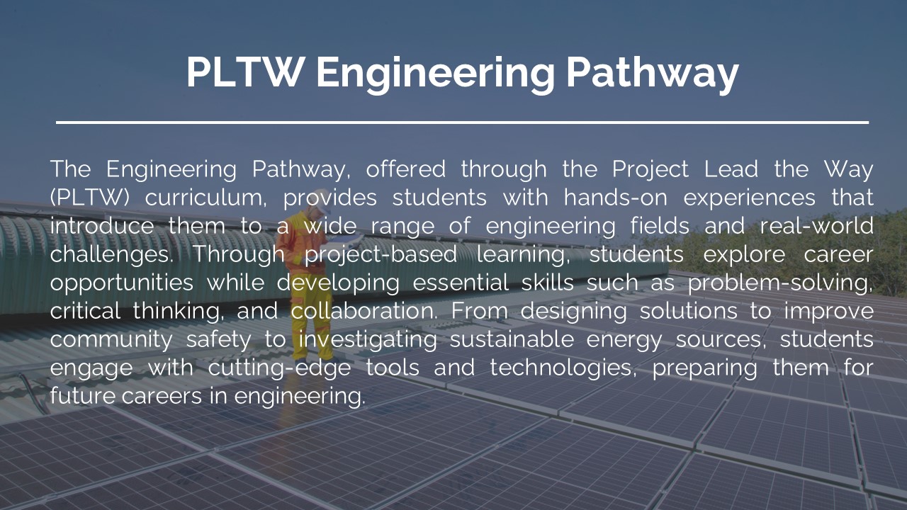 PLTW Engineering Pathway