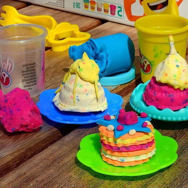 Projects done with play-doh