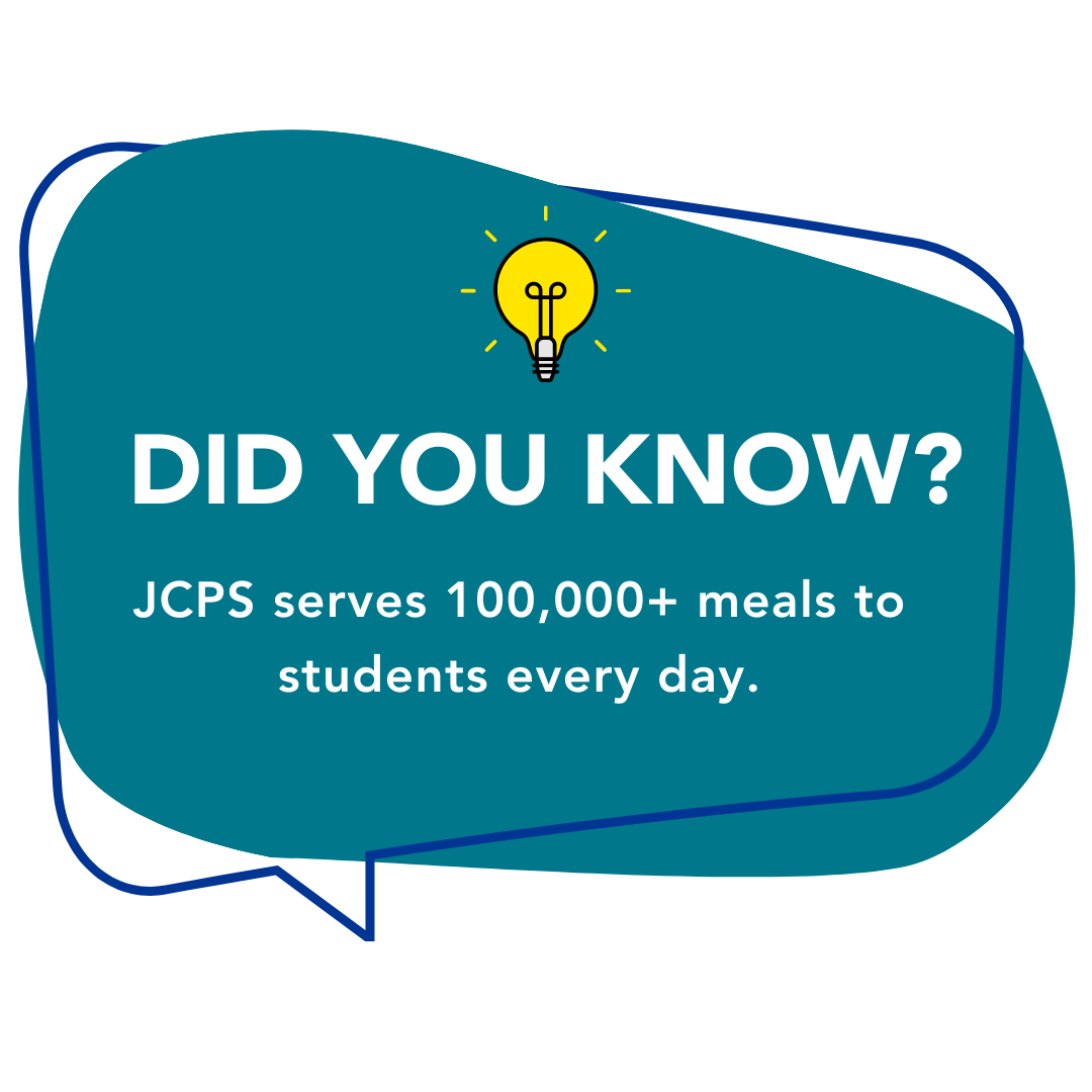 Did you know? JCPS serves 100,000 meals to students every day.