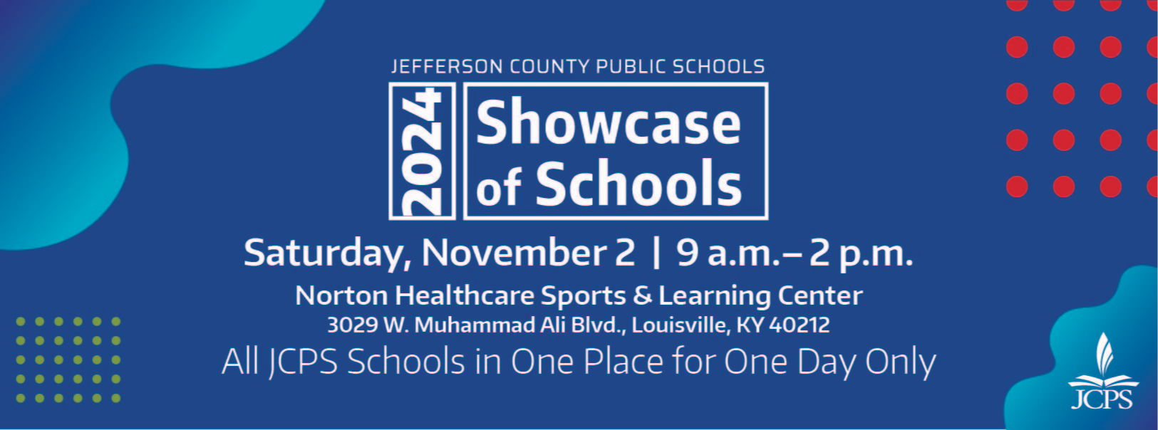 Jefferson County Public Schools 2024 Showcase of Schools Informational Graphic