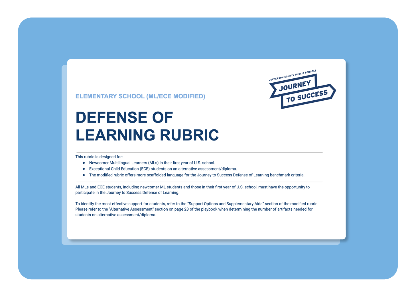 Defense of Learning Modified Rubric Thumb nail