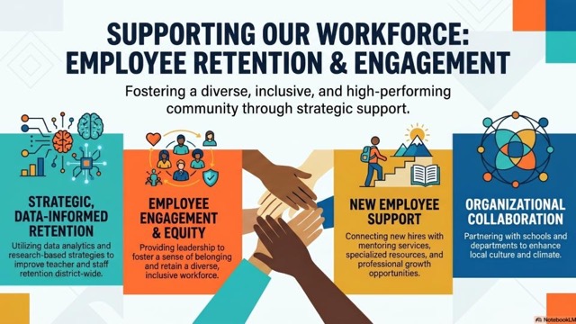 Group of employees standing for photo