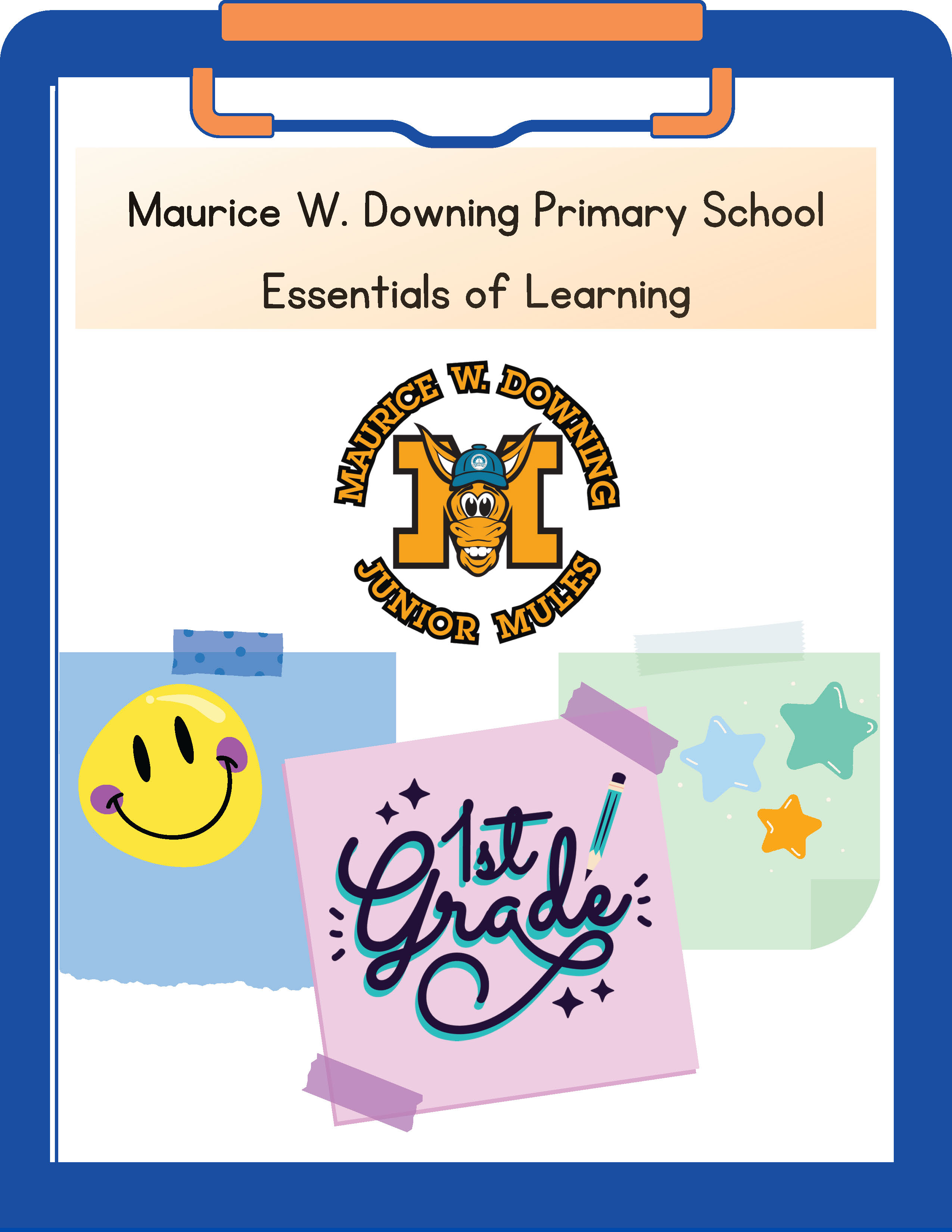 First grade essentials of learning graphic