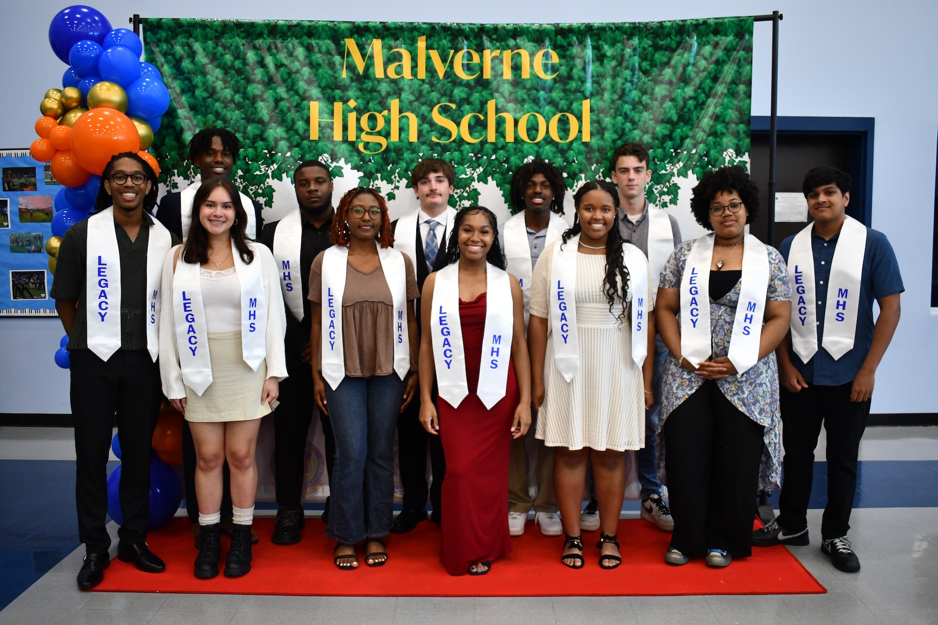 2024 Legacy Students with teachers and administrators