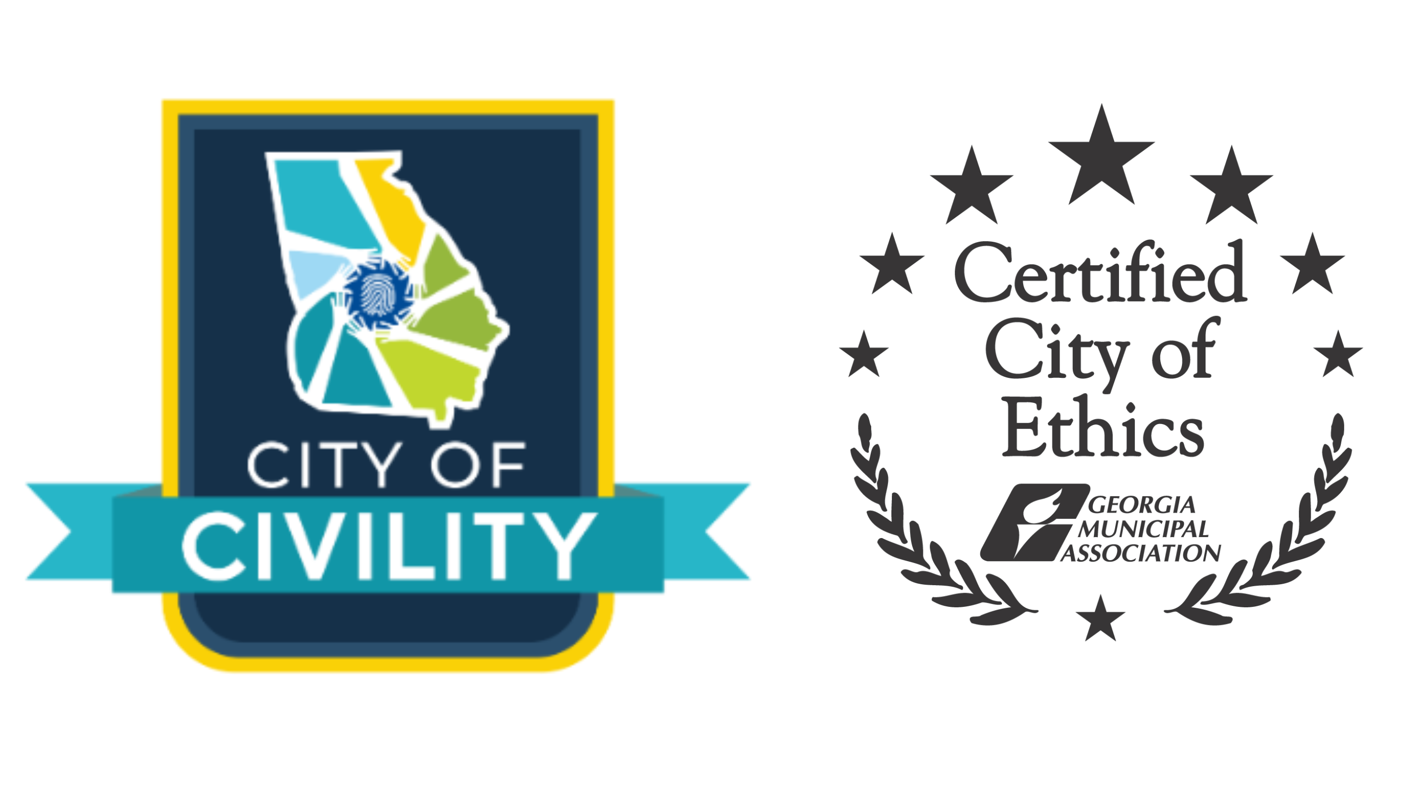 City of Civility and City of Ethics Badges