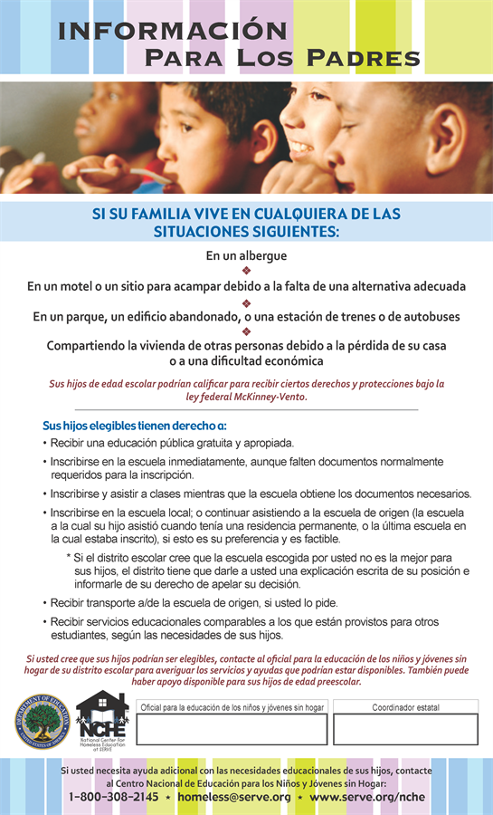 MckennyVento flyer in spanish