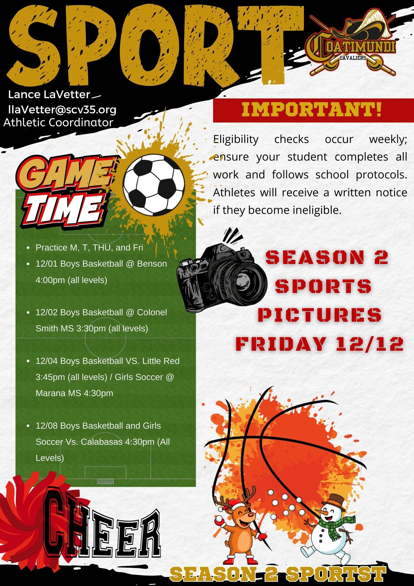 second quarter schedule for ending month