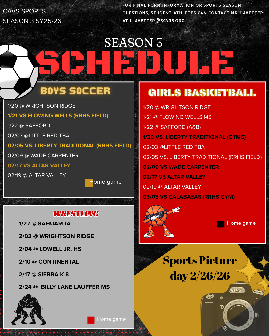 third quarter schedule for ending month