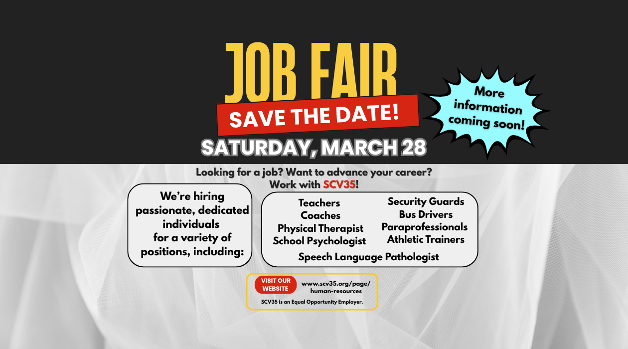 SCV35 JOB FAIR MARCH 28