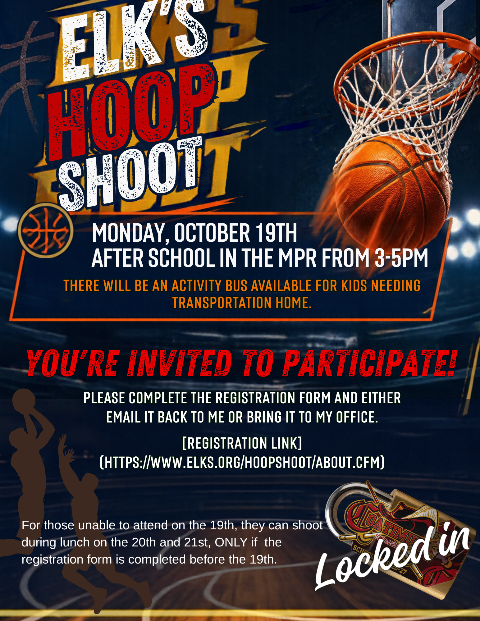 hoops invitation flyer 