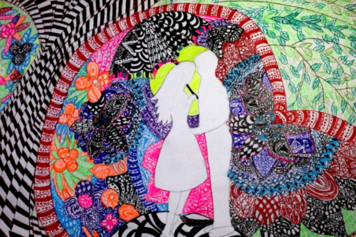 Zentangle by Sitorah F. from the Visual Arts Unit