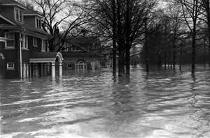 Photo of the flood