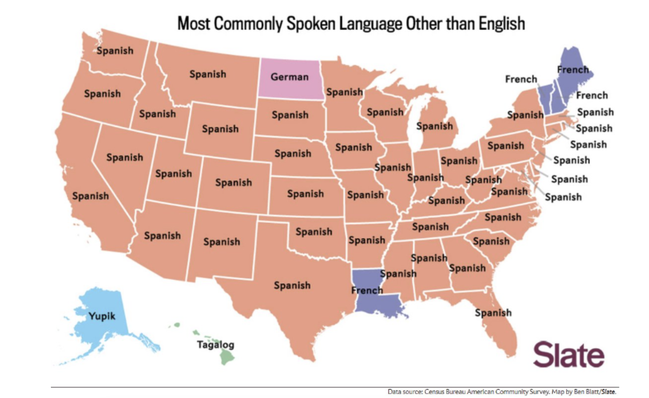 Most Commonly Spoken Language Other than English