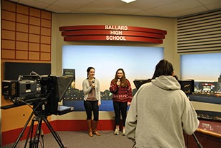 students broadcasting on tc