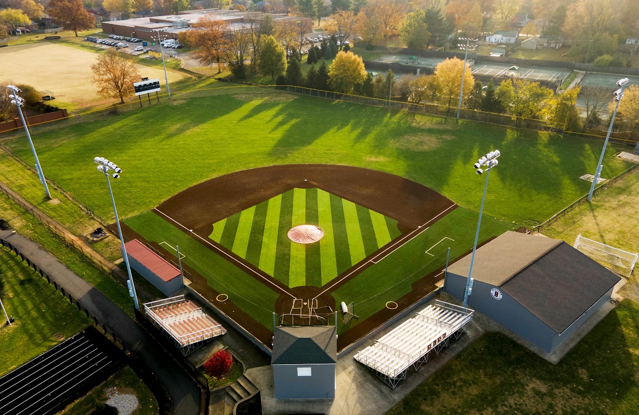 aerial baseball picture