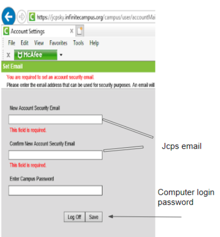 how to logging in to Student Portal as a 6th grader