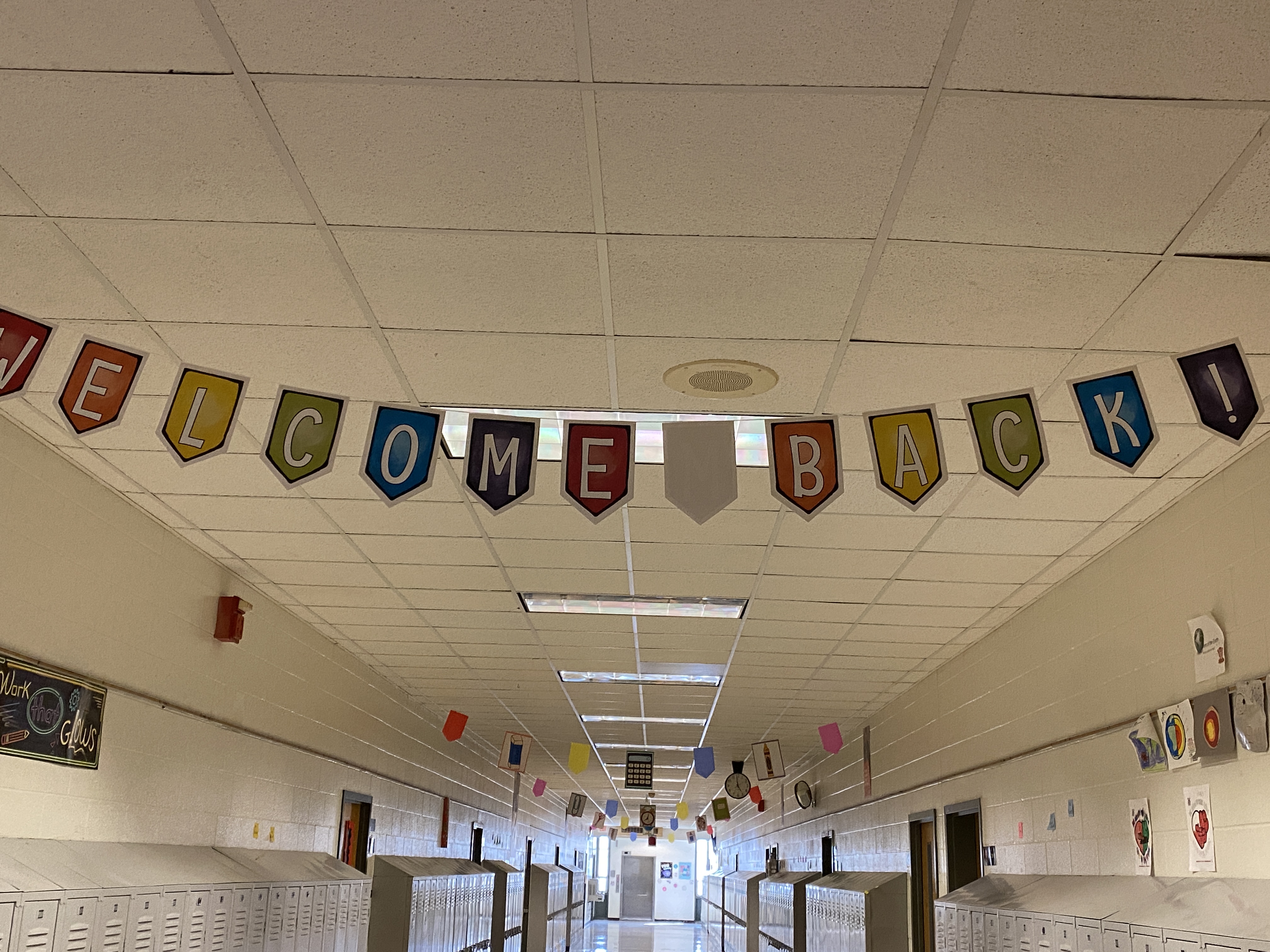 Decorated hallway