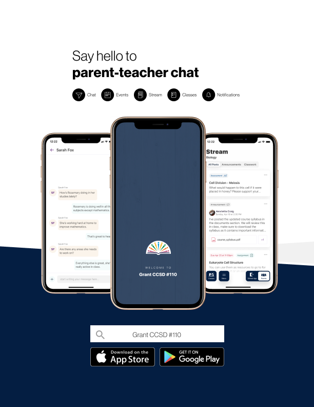 Say hello to parent-teacher chat banner