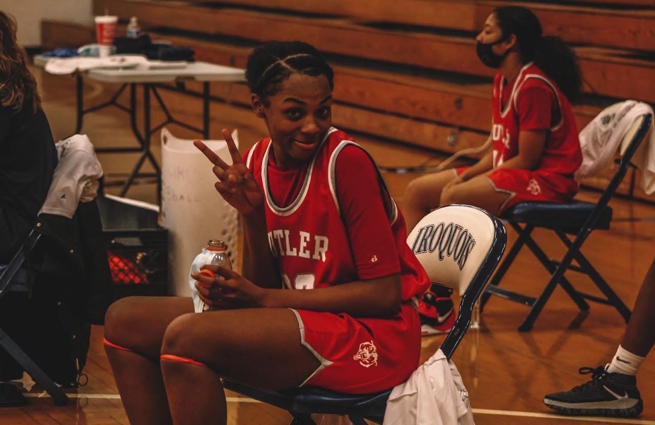 basketball player smiling at the camera