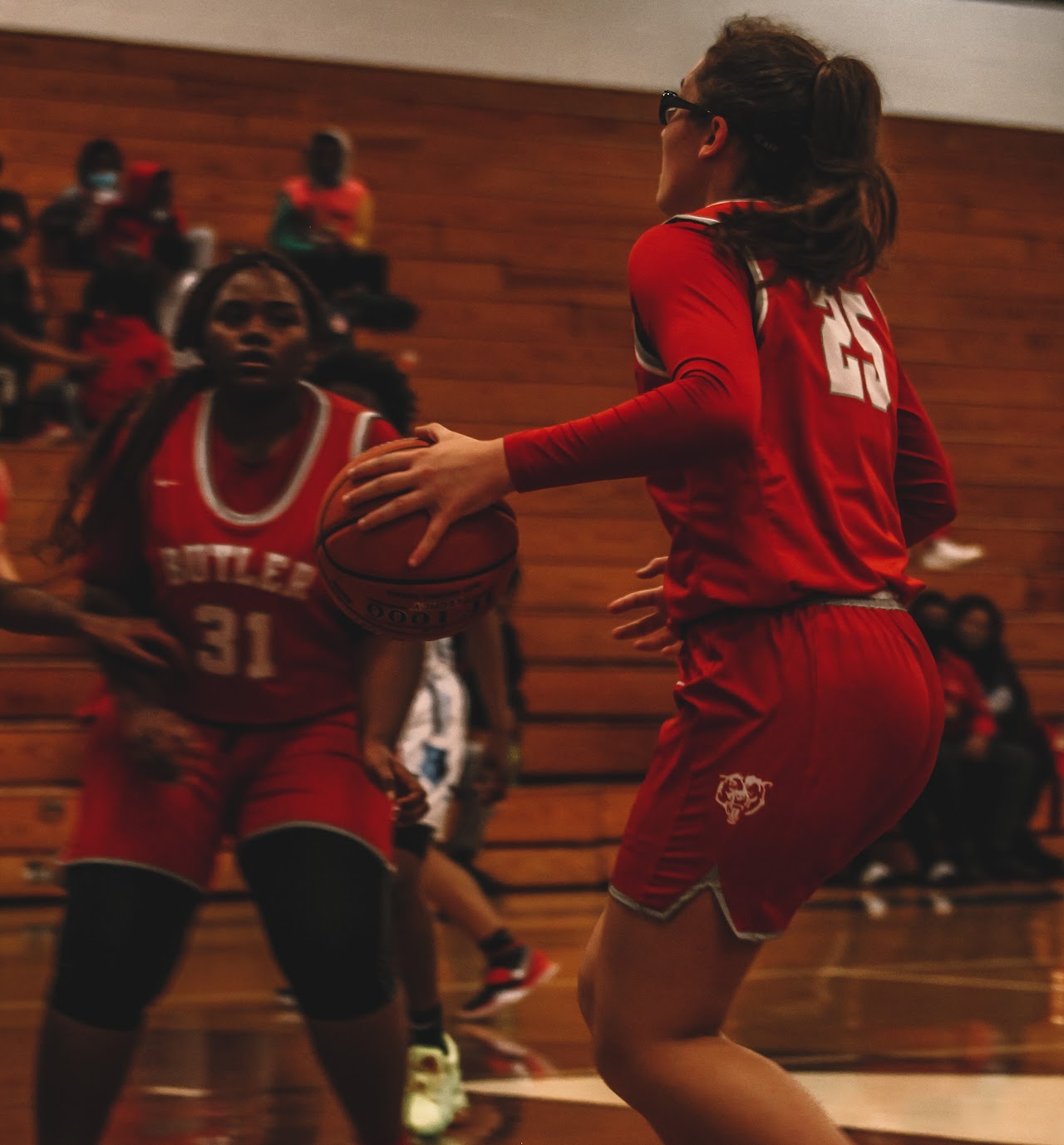 basketball players on the court