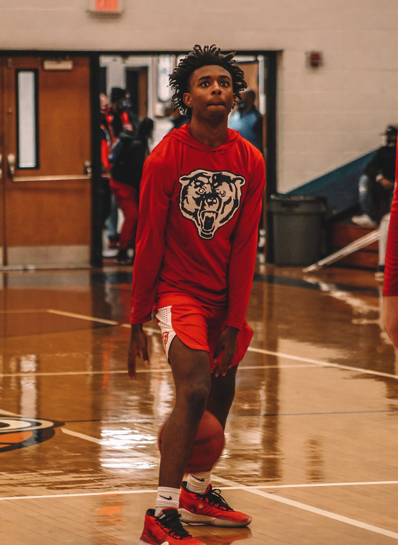 basketball player on the court