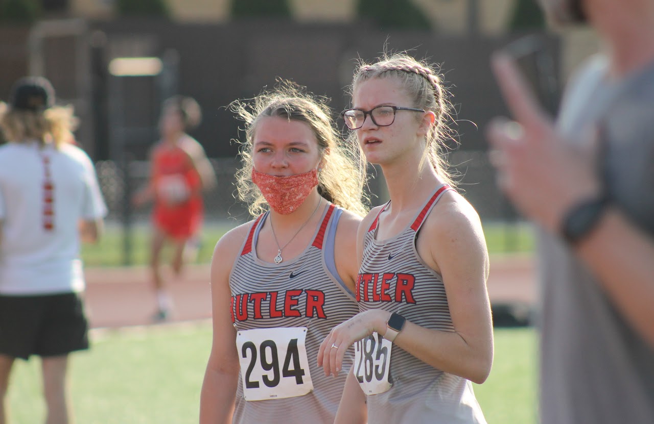 two students on the field 