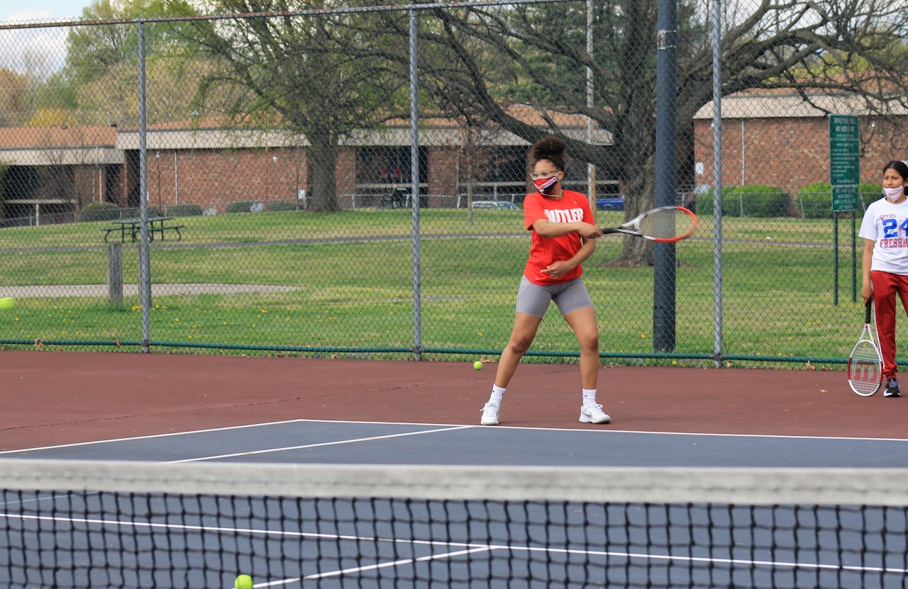 player hitting the ball