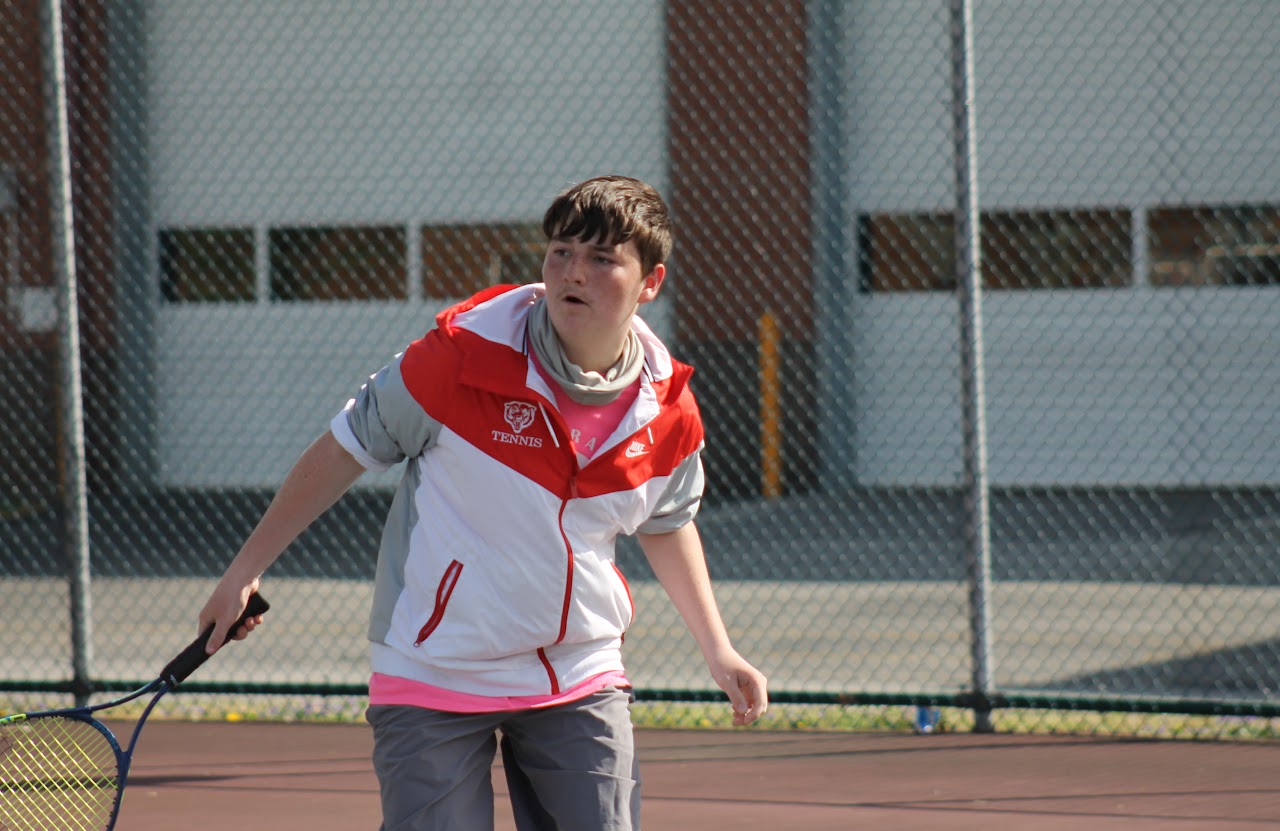 player standing on the court