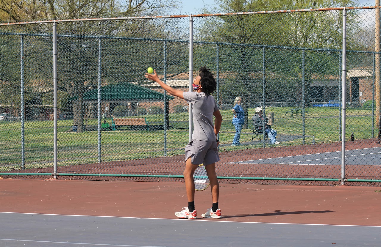 player with the ball in his hands