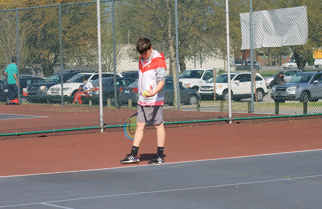 player on the court standing up