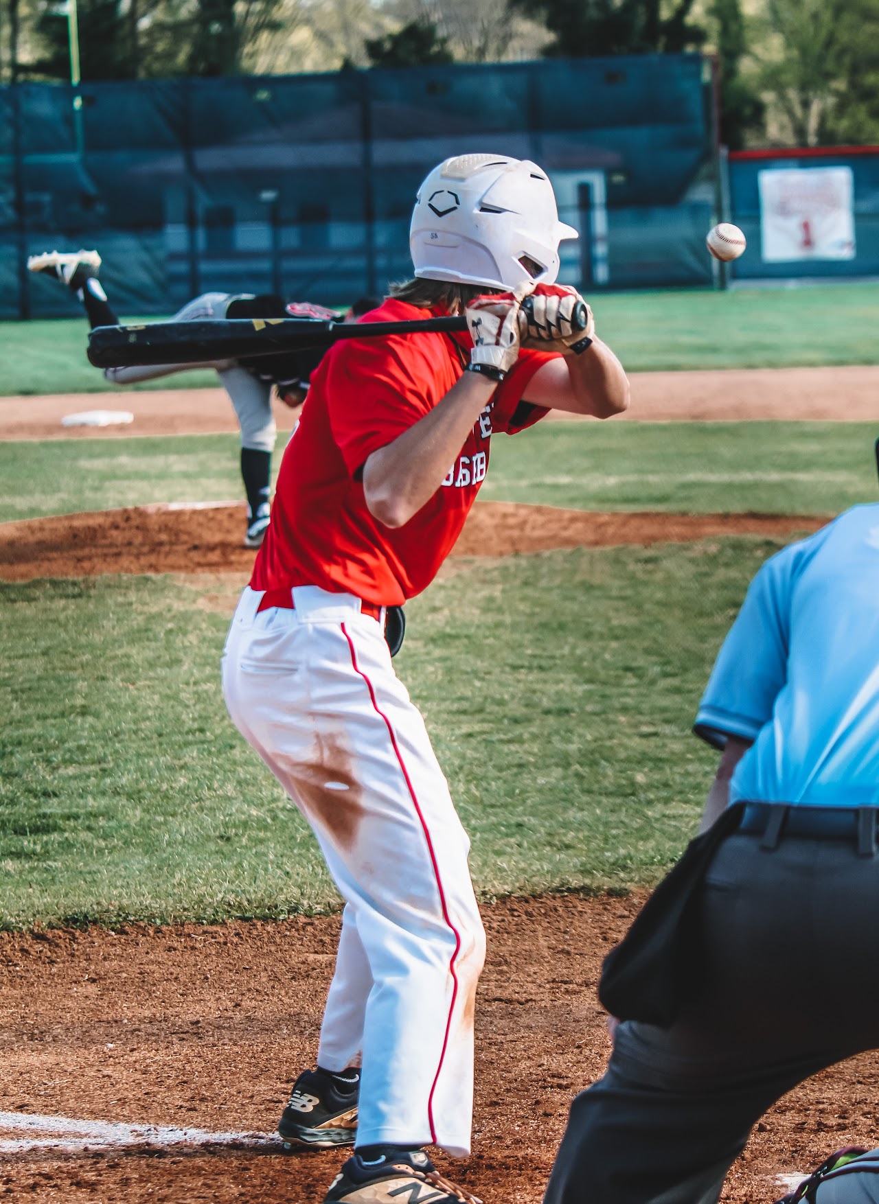 player ready to hit the ball