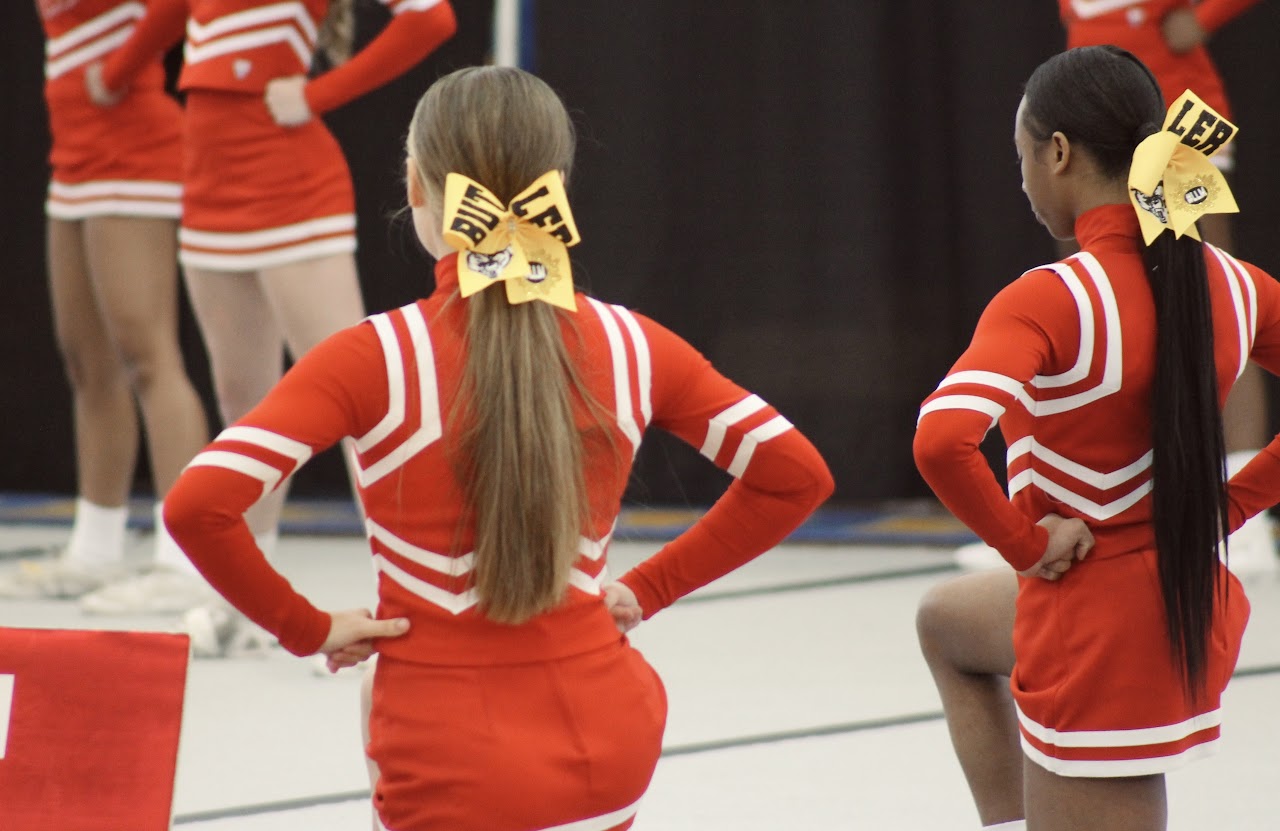 Cheerleader from behind