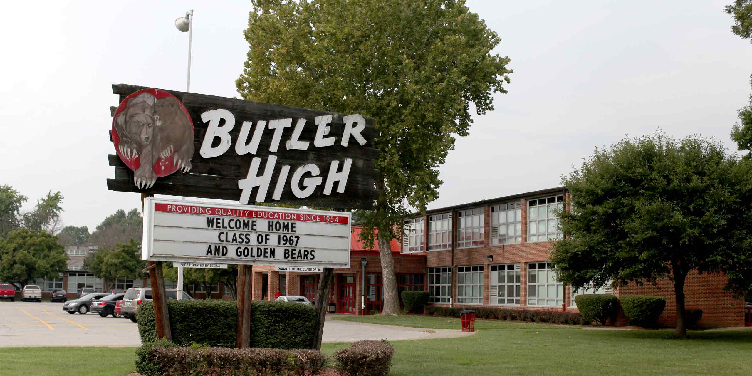 Butler High School Sign