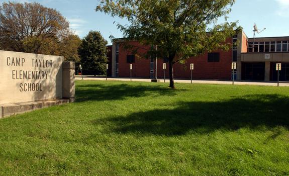 Camp Taylor Elementary building