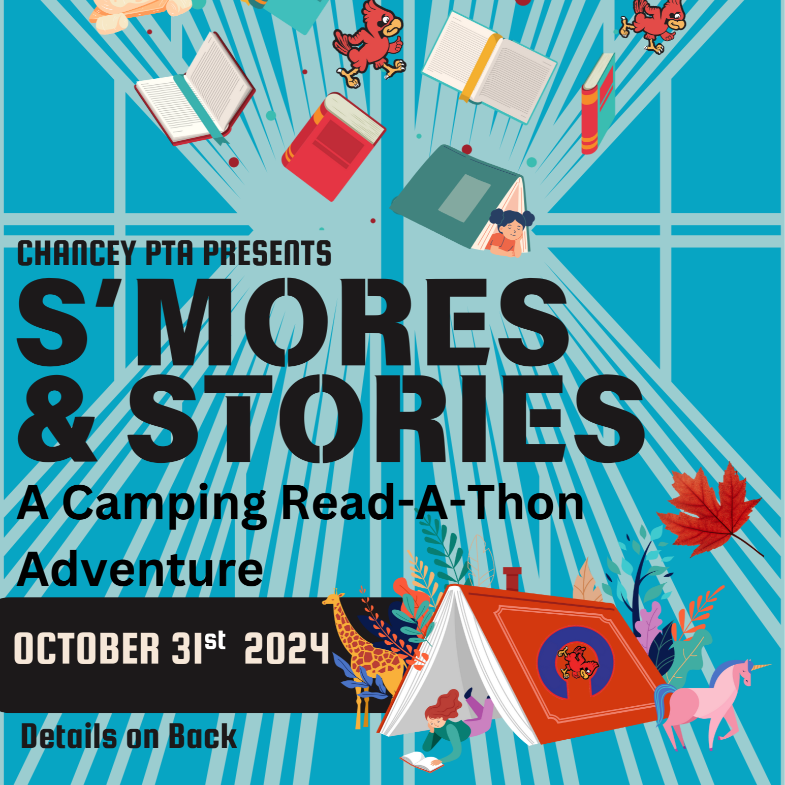 Chancey Elementary S'Mores & Stories A Camping Read-a-Thon Adventure October 31, 2024