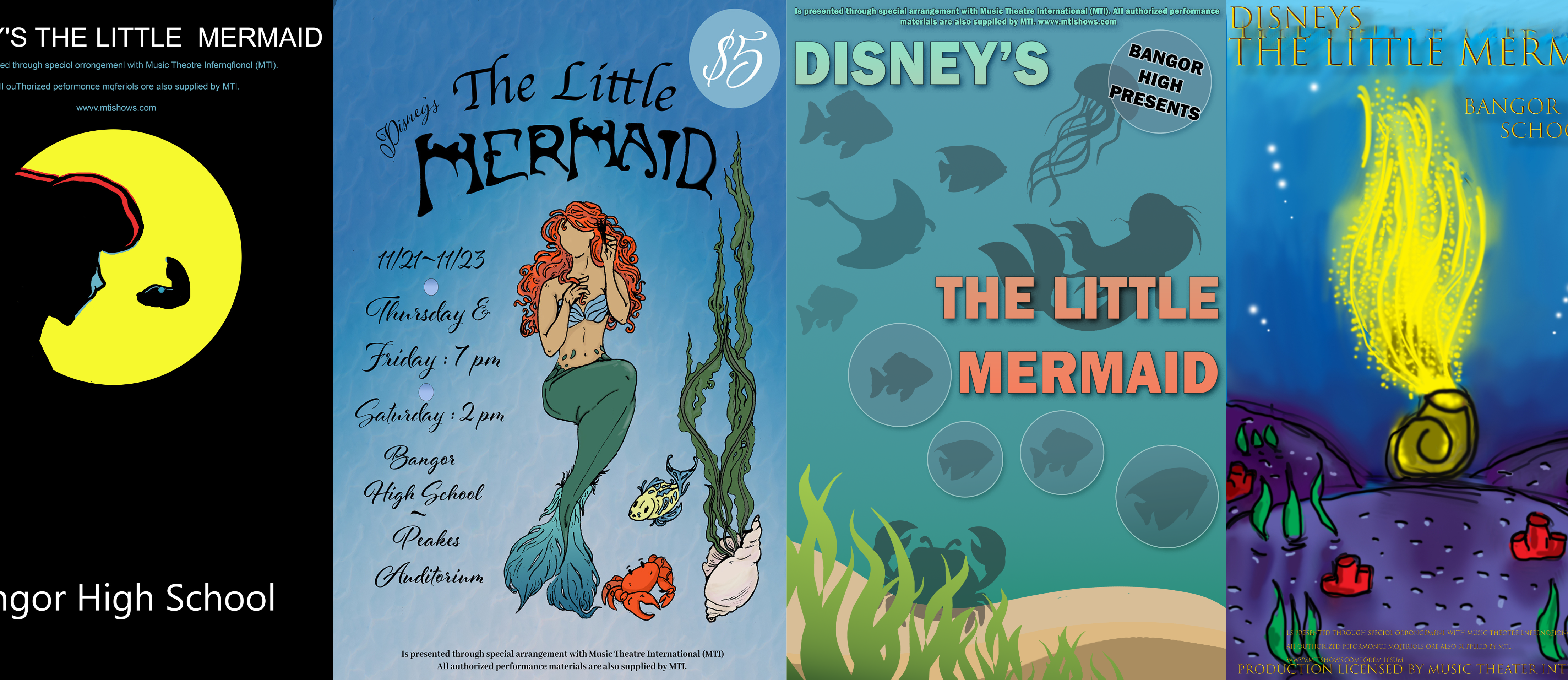 BHS Drama Club presents The Little Mermaid November 21, 22, and 23