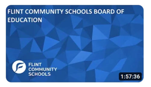 Flint Board of Education Live Streaming 