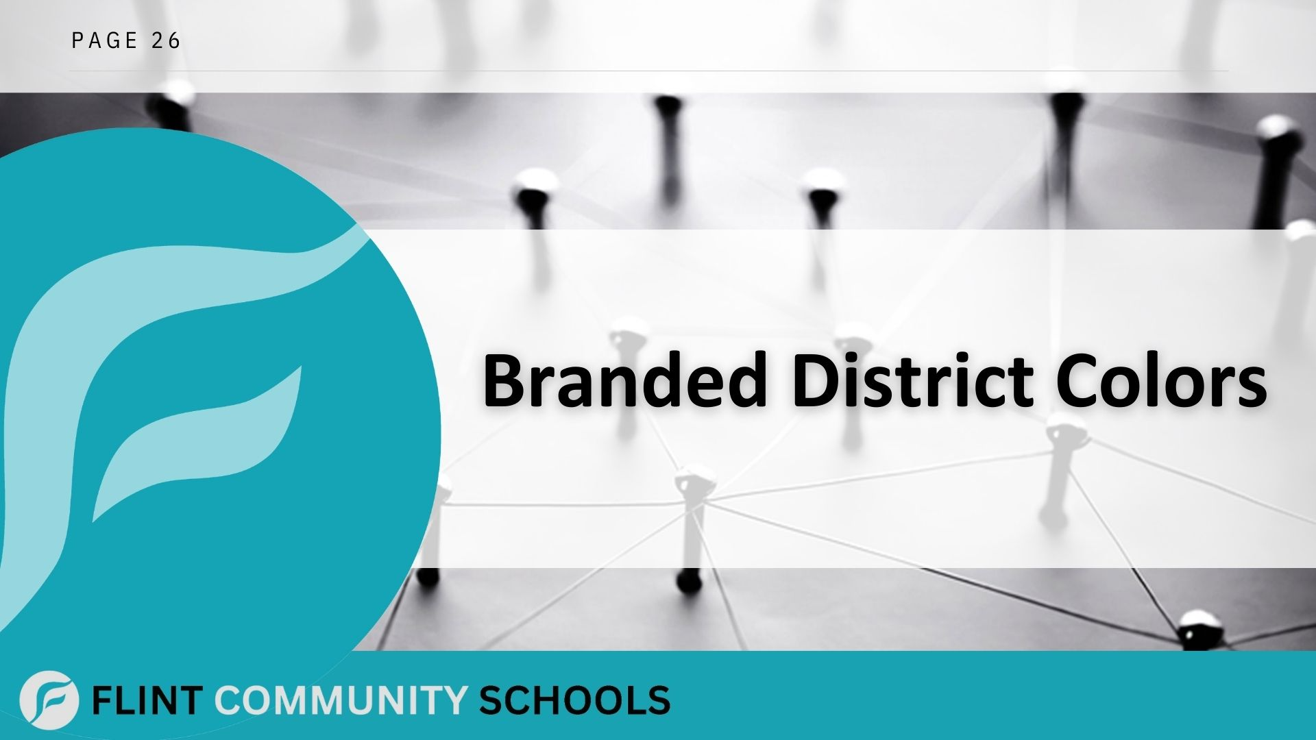 Flint Community Schools Branded District Colors