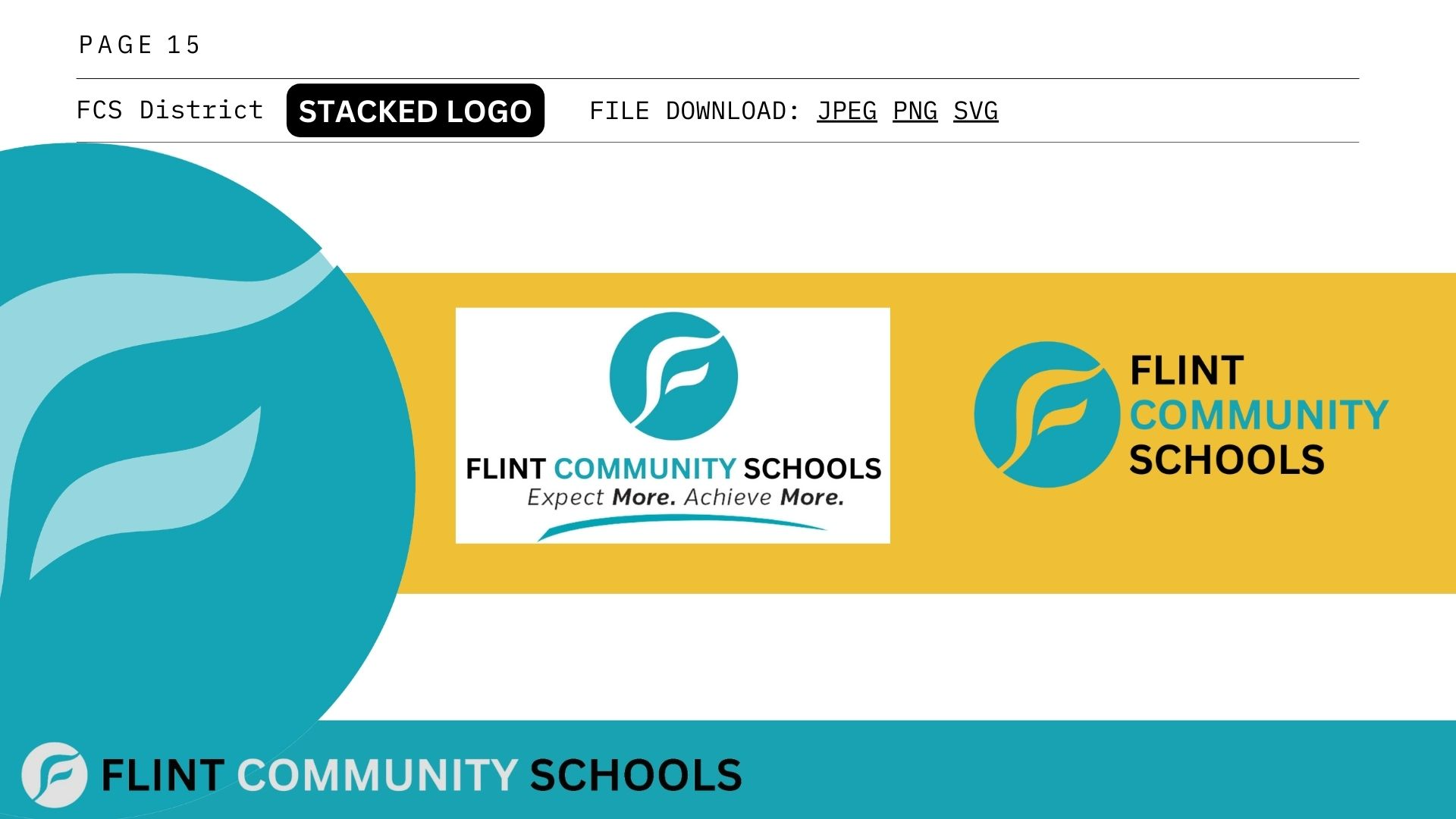 Flint Community Schools Brand  Logos
