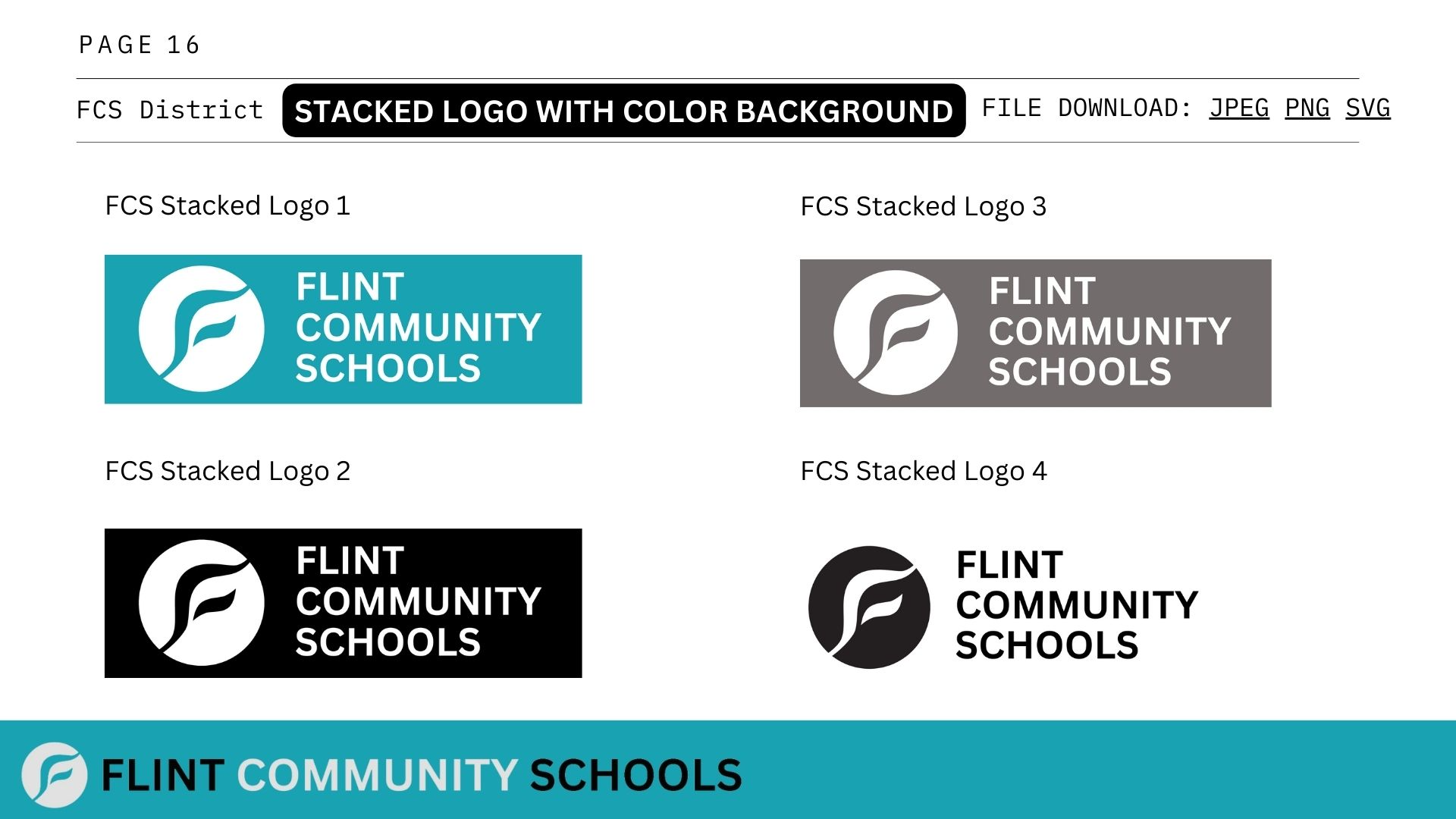 Flint Community Schools  Logos