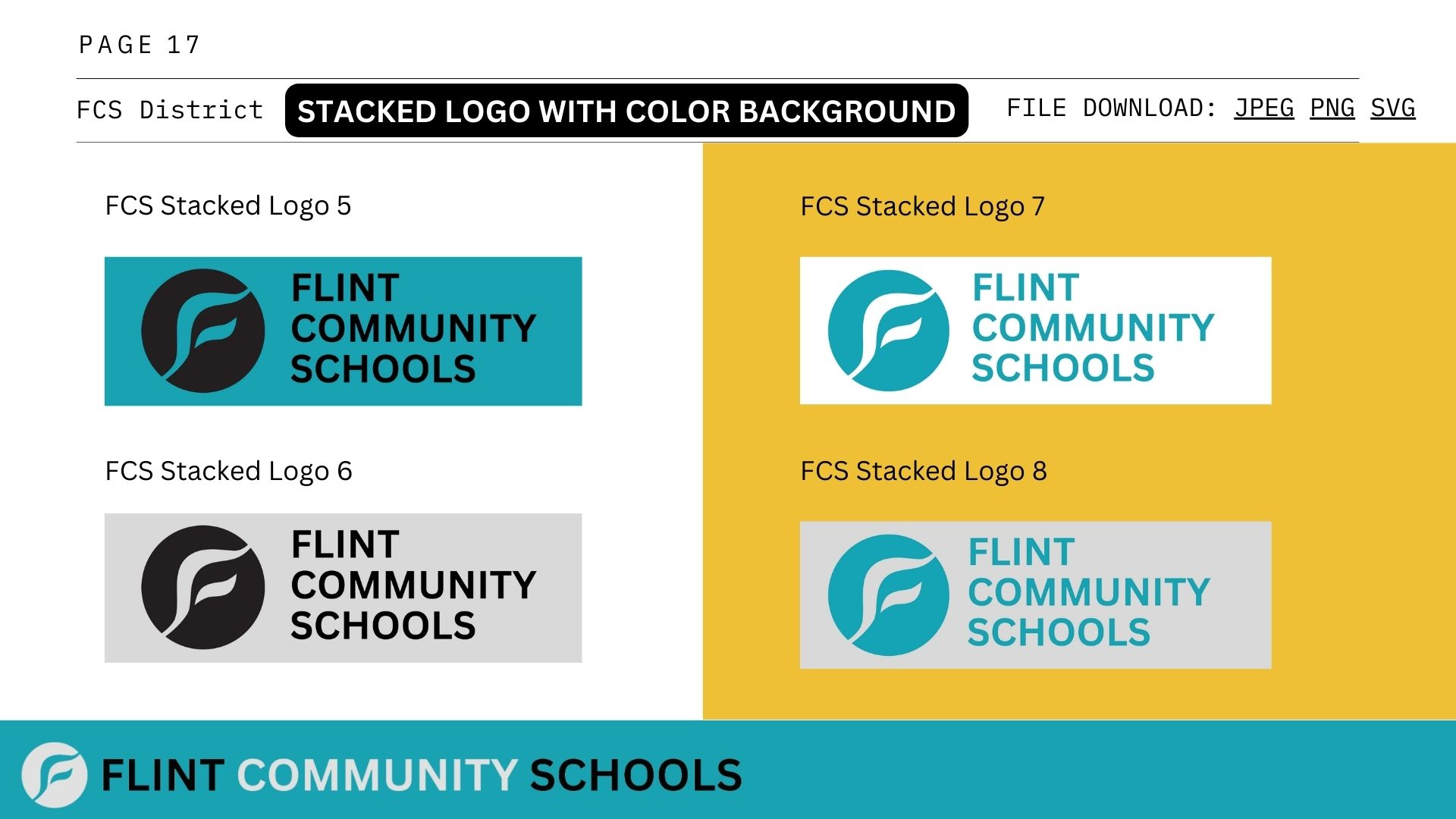 Flint Community Schools Brand Logos