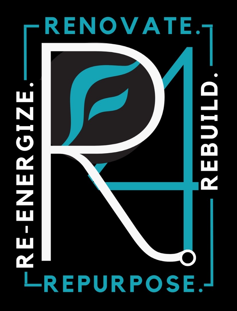R4 - Re-energize, Renovate, Rebuild, Repurpose Logo