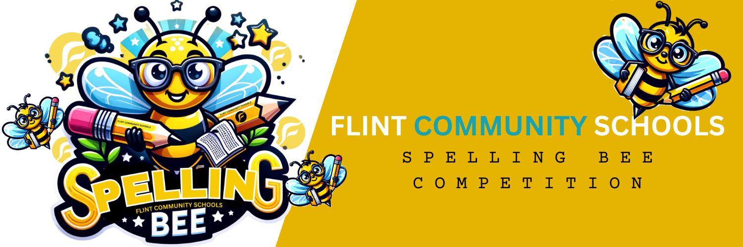 Flint Community Schools Spelling Bee Banner