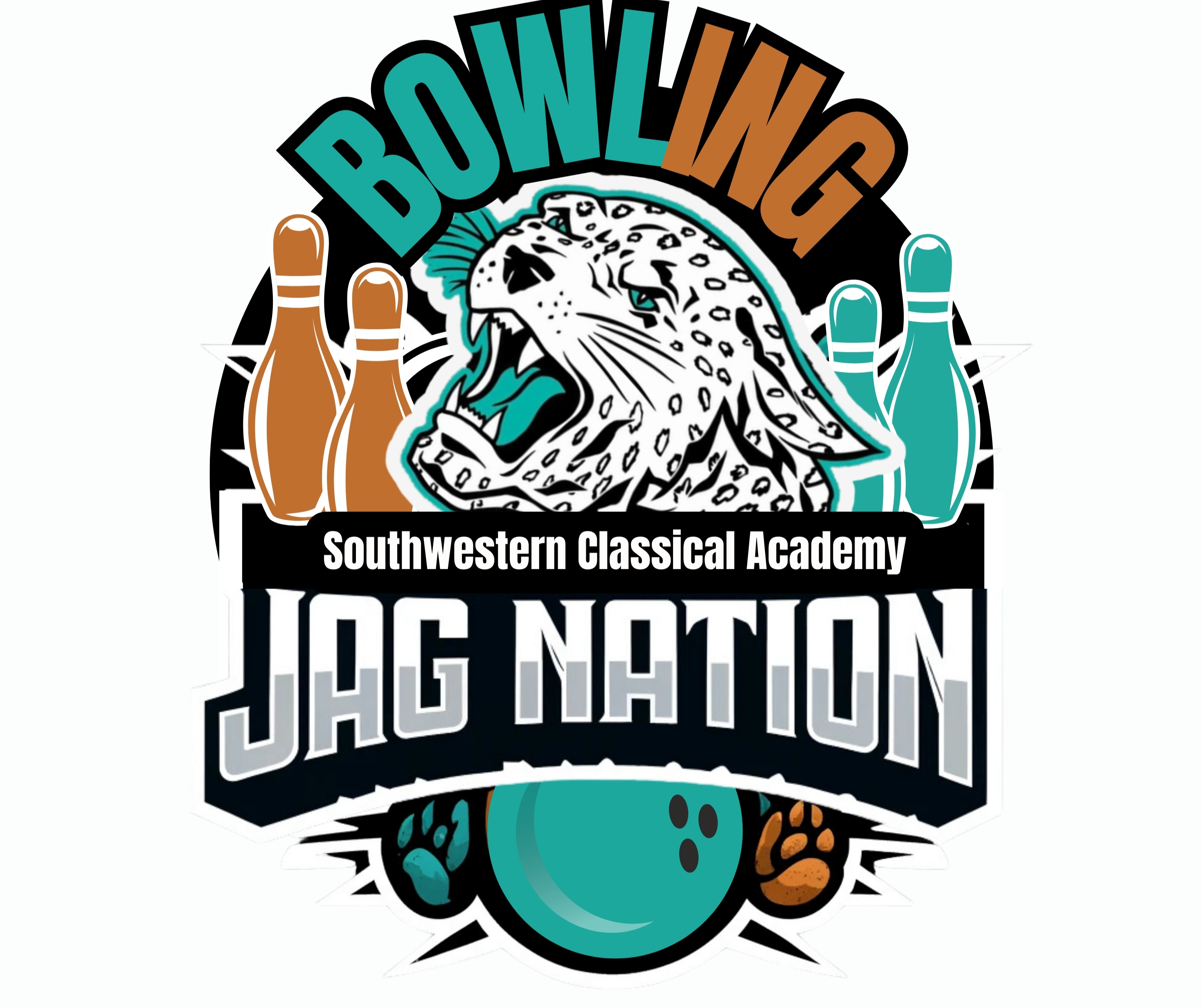 Southwestern Classical Academy Jag Nation Baseball Logo