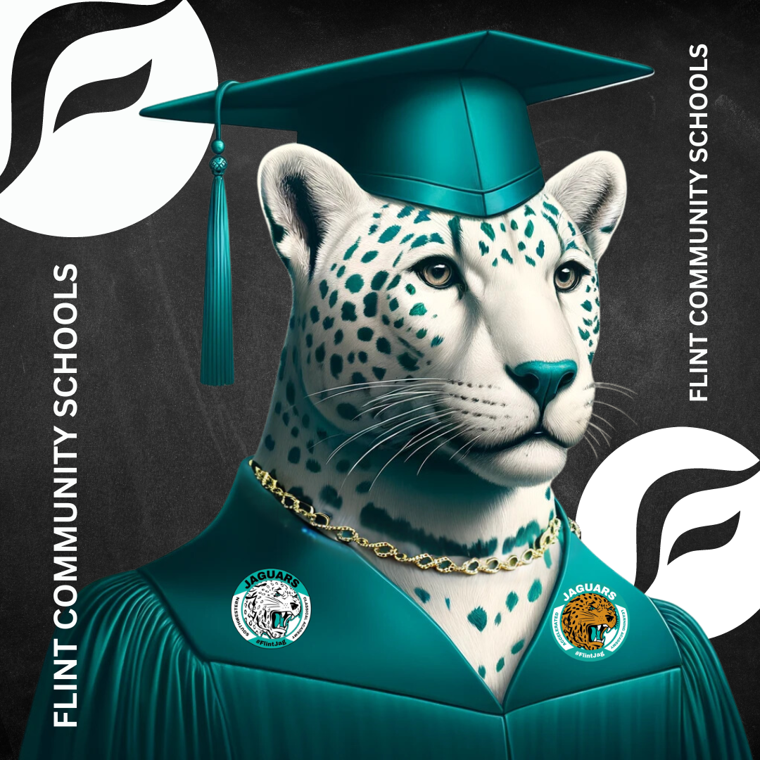 Flint Community Schools Female Jaguar Graduate